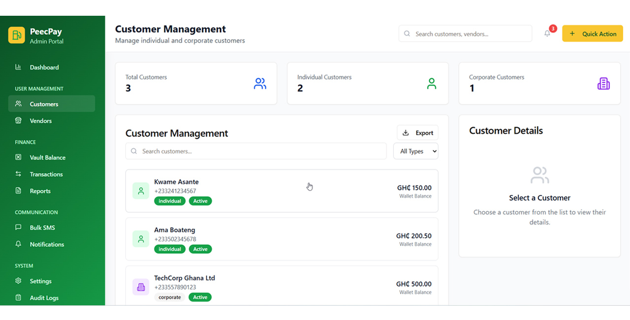 Online Gas - Payment Interface Variation 1